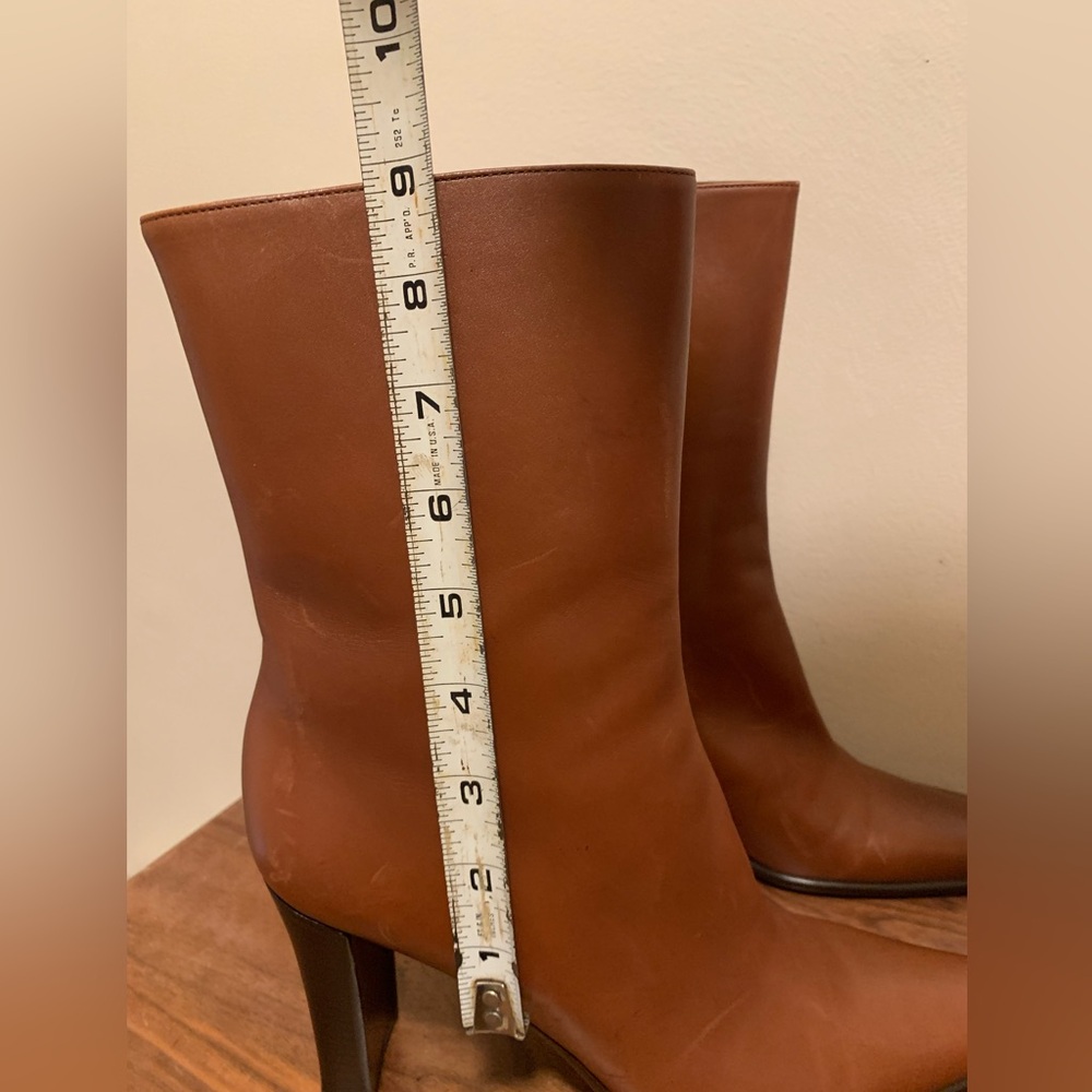 Via spiga leather heeled boots size 9 1/2 M - Picture 11 of 13